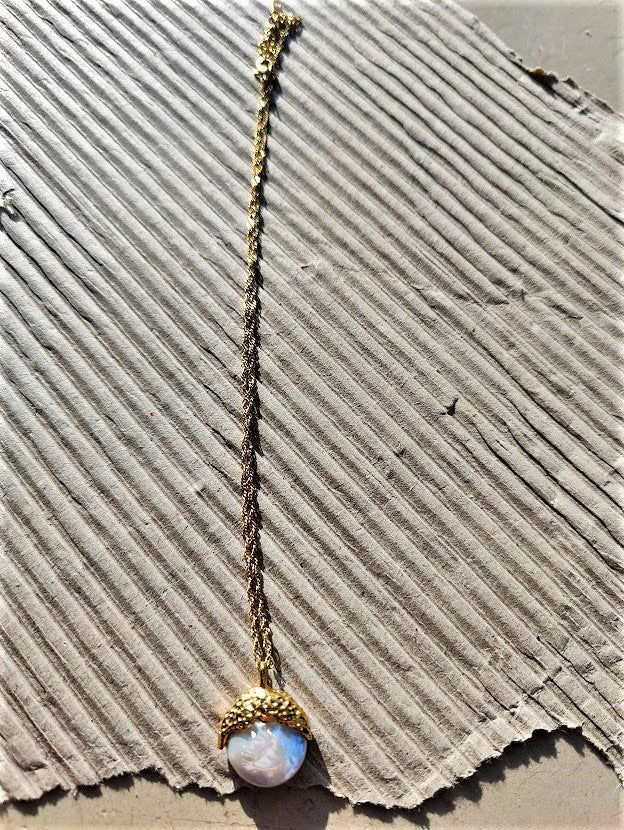 Bo ho style pearl necklace